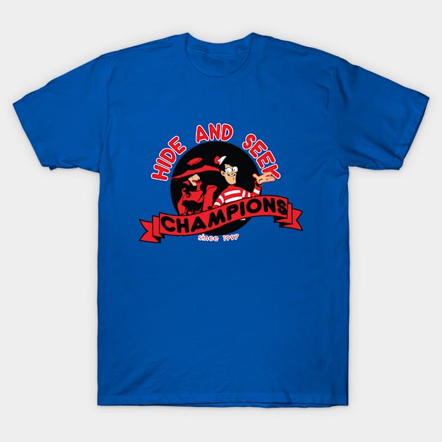 Hide & Seek Champions T-Shirt by GarBear Designs